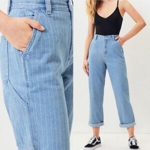 PacSun Mom Jean Light Blue Striped